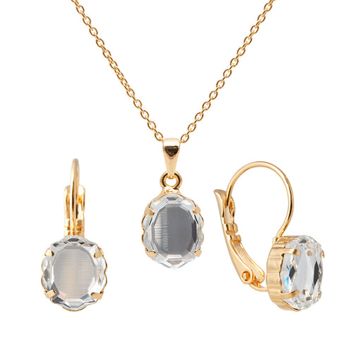 Комплект "Baroka Spogulis" с кристаллами Swarovski™